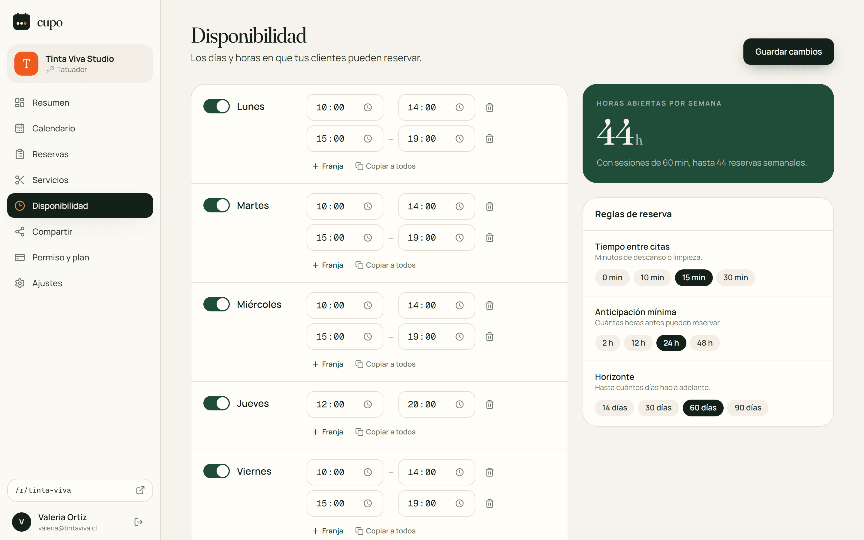 SaaS booking platform for small businesses - image 7 of 10
