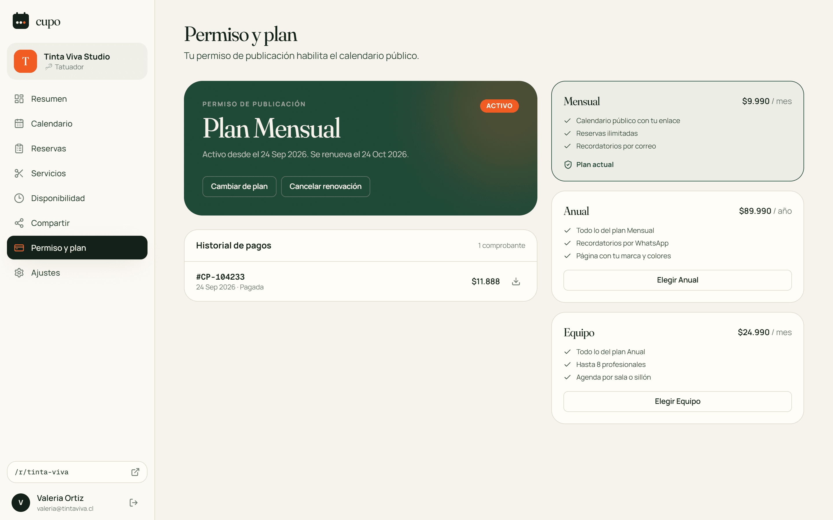 SaaS booking platform for small businesses - image 9 of 10